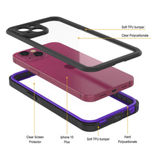 Load image into Gallery viewer, iPhone 15 Plus Waterproof Case, Punkcase [Extreme Series] Armor Cover W/ Built In Screen Protector [Purple]
