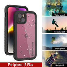 Load image into Gallery viewer, iPhone 15 Plus Waterproof IP68 Case, Punkcase [Clear] [StudStar Series] [Slim Fit] [Dirtproof]
