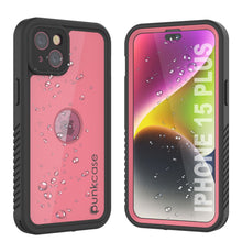 Load image into Gallery viewer, iPhone 15 Plus Waterproof IP68 Case, Punkcase [Pink] [StudStar Series] [Slim Fit] [Dirtproof]
