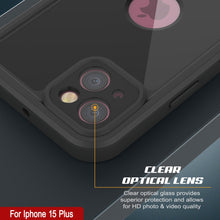 Load image into Gallery viewer, iPhone 15 Plus Waterproof IP68 Case, Punkcase [Black] [StudStar Series] [Slim Fit]
