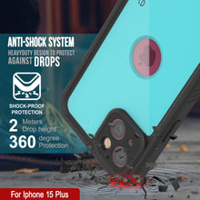 Load image into Gallery viewer, iPhone 15 Plus Waterproof IP68 Case, Punkcase [Teal] [StudStar Series] [Slim Fit]
