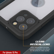 Load image into Gallery viewer, iPhone 15 Pro Waterproof IP68 Case, Punkcase [White] [StudStar Series] [Slim Fit] [Dirtproof]
