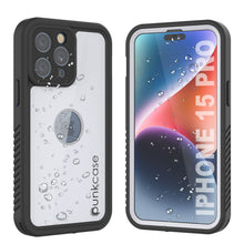 Load image into Gallery viewer, iPhone 15 Pro Waterproof IP68 Case, Punkcase [White] [StudStar Series] [Slim Fit] [Dirtproof]
