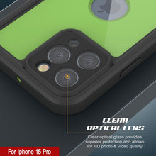 Load image into Gallery viewer, iPhone 15 Pro Waterproof IP68 Case, Punkcase [Light green] [StudStar Series] [Slim Fit] [Dirtproof]
