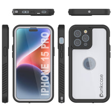 Load image into Gallery viewer, iPhone 15 Pro Waterproof IP68 Case, Punkcase [White] [StudStar Series] [Slim Fit] [Dirtproof]
