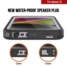 Load image into Gallery viewer, iPhone 15 Waterproof Case, Punkcase [Extreme Series] Armor Cover W/ Built In Screen Protector [White]
