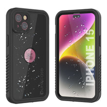 Load image into Gallery viewer, iPhone 15 Waterproof IP68 Case, Punkcase [Black] [StudStar Series] [Slim Fit]
