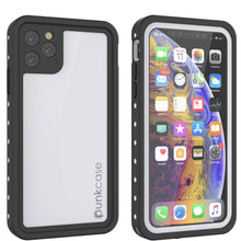 Load image into Gallery viewer, iPhone 11 Pro Max Waterproof IP68 Case, Punkcase [White] [StudStar Series] [Slim Fit] [Dirtproof]
