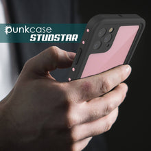 Load image into Gallery viewer, iPhone 11 Pro Max Waterproof IP68 Case, Punkcase [Pink] [StudStar Series] [Slim Fit] [Dirtproof]

