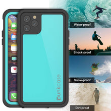 Load image into Gallery viewer, iPhone 11 Pro Waterproof IP68 Case, Punkcase [Teal] [StudStar Series] [Slim Fit]
