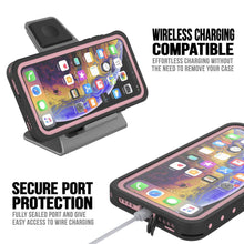 Load image into Gallery viewer, iPhone 11 Pro Max Waterproof IP68 Case, Punkcase [Pink] [StudStar Series] [Slim Fit] [Dirtproof]
