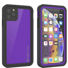 Load image into Gallery viewer, iPhone 11 Pro Waterproof IP68 Case, Punkcase [Purple] [StudStar Series] [Slim Fit] [Dirtproof]
