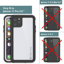 Load image into Gallery viewer, iPhone 11 Pro Waterproof IP68 Case, Punkcase [White] [StudStar Series] [Slim Fit] [Dirtproof]

