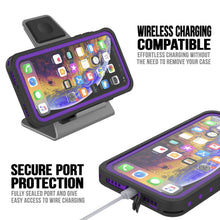 Load image into Gallery viewer, iPhone 11 Pro Waterproof IP68 Case, Punkcase [Purple] [StudStar Series] [Slim Fit] [Dirtproof]
