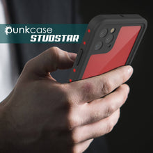 Load image into Gallery viewer, iPhone 11 Pro Waterproof IP68 Case, Punkcase [Red] [StudStar Series] [Slim Fit]
