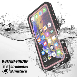 iPhone 11 Pro Waterproof IP68 Case, Punkcase [Pink] [StudStar Series] [Slim Fit] [Dirtproof]