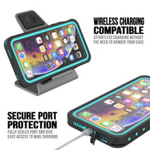 Load image into Gallery viewer, iPhone 11 Pro Waterproof IP68 Case, Punkcase [Teal] [StudStar Series] [Slim Fit]
