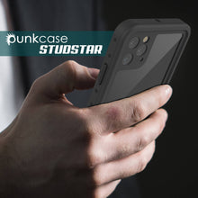 Load image into Gallery viewer, iPhone 11 Pro Max Waterproof IP68 Case, Punkcase [Black] [StudStar Series] [Slim Fit]
