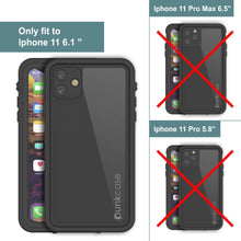 Load image into Gallery viewer, iPhone 11 Waterproof IP68 Case, Punkcase [Black] [StudStar Series] [Slim Fit]
