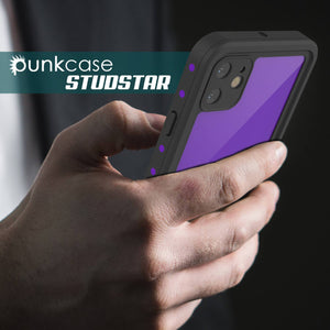 iPhone 11 Waterproof IP68 Case, Punkcase [Purple] [StudStar Series] [Slim Fit] [Dirtproof]