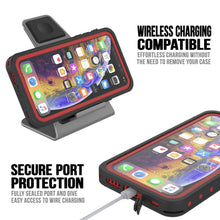 Load image into Gallery viewer, iPhone 11 Pro Max Waterproof IP68 Case, Punkcase [Red] [StudStar Series] [Slim Fit]
