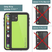 Load image into Gallery viewer, iPhone 11 Waterproof IP68 Case, Punkcase [Light green] [StudStar Series] [Slim Fit] [Dirtproof]
