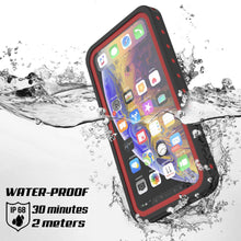 Load image into Gallery viewer, iPhone 11 Pro Max Waterproof IP68 Case, Punkcase [Red] [StudStar Series] [Slim Fit]
