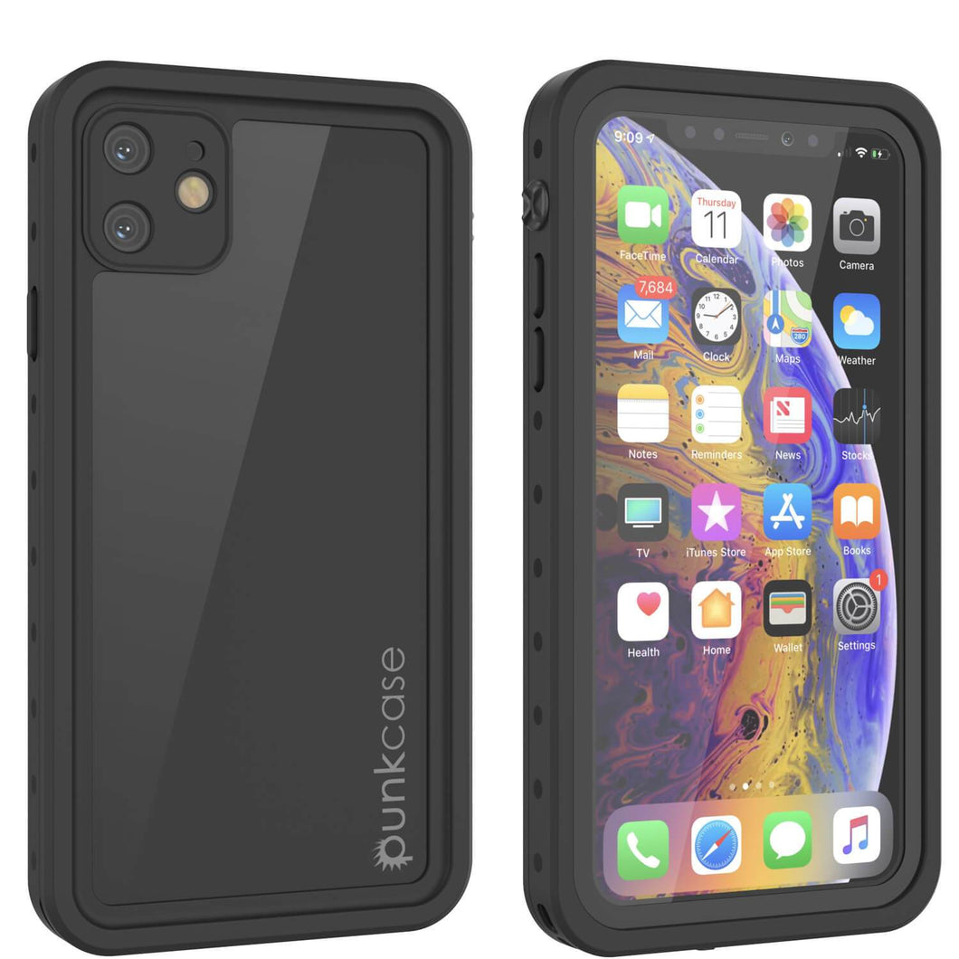 iPhone 11 Waterproof IP68 Case, Punkcase [Clear] [StudStar Series] [Slim Fit] [Dirtproof]