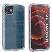 Load image into Gallery viewer, Punkcase iPhone 13 Waterproof Case [Aqua Series] Armor Cover [Clear Pink] [Clear Back]
