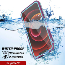 Load image into Gallery viewer, Punkcase iPhone 13 Waterproof Case [Aqua Series] Armor Cover [Clear Blue] [Clear Back]

