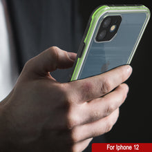 Load image into Gallery viewer, Punkcase iPhone 12 Waterproof Case [Aqua Series] Armor Cover [Clear Black] [Clear Back]
