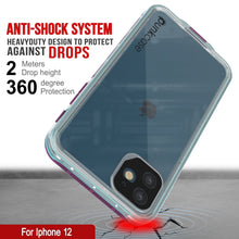 Load image into Gallery viewer, Punkcase iPhone 13 Waterproof Case [Aqua Series] Armor Cover [Clear Blue] [Clear Back]
