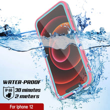 Load image into Gallery viewer, Punkcase iPhone 13 Waterproof Case [Aqua Series] Armor Cover [Clear Pink] [Clear Back]
