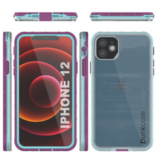 Load image into Gallery viewer, Punkcase iPhone 13 Waterproof Case [Aqua Series] Armor Cover [Clear Blue] [Clear Back]
