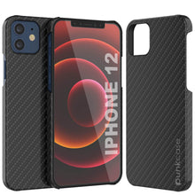 Load image into Gallery viewer, iPhone 12 Mini Case, Punkcase CarbonShield, Heavy Duty &amp; Ultra Thin 2 Piece Dual Layer [shockproof]
