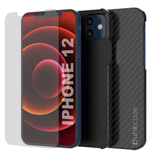 Load image into Gallery viewer, iPhone 12 Mini Case, Punkcase CarbonShield, Heavy Duty &amp; Ultra Thin 2 Piece Dual Layer [shockproof]
