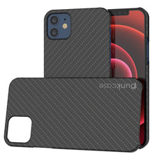 Load image into Gallery viewer, iPhone 12 Mini Case, Punkcase CarbonShield, Heavy Duty &amp; Ultra Thin 2 Piece Dual Layer [shockproof]
