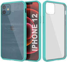 Load image into Gallery viewer, iPhone 12 Case Punkcase® LUCID 2.0 Teal Series w/ PUNK SHIELD Screen Protector | Ultra Fit
