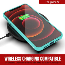 Load image into Gallery viewer, iPhone 12 Case Punkcase® LUCID 2.0 Teal Series w/ PUNK SHIELD Screen Protector | Ultra Fit
