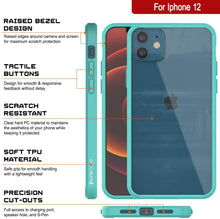 Load image into Gallery viewer, iPhone 13 Case Punkcase® LUCID 2.0 Teal Series w/ PUNK SHIELD Screen Protector | Ultra Fit
