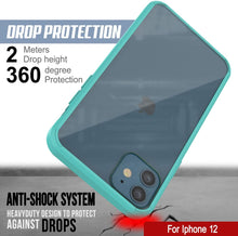 Load image into Gallery viewer, iPhone 12 Case Punkcase® LUCID 2.0 Teal Series w/ PUNK SHIELD Screen Protector | Ultra Fit
