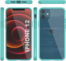 Load image into Gallery viewer, iPhone 12 Case Punkcase® LUCID 2.0 Teal Series w/ PUNK SHIELD Screen Protector | Ultra Fit
