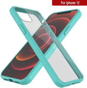 iPhone 12 Case Punkcase® LUCID 2.0 Teal Series w/ PUNK SHIELD Screen Protector | Ultra Fit