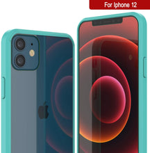 Load image into Gallery viewer, iPhone 12 Case Punkcase® LUCID 2.0 Teal Series w/ PUNK SHIELD Screen Protector | Ultra Fit
