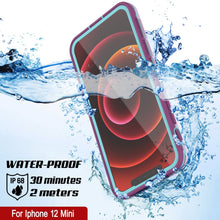 Load image into Gallery viewer, Punkcase iPhone 13 Mini Waterproof Case [Aqua Series] Armor Cover [Blue]
