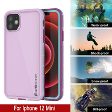 Load image into Gallery viewer, Punkcase iPhone 13 Mini Waterproof Case [Aqua Series] Armor Cover [Blue]
