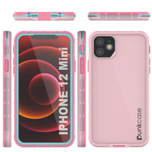 Load image into Gallery viewer, Punkcase iPhone 13 Mini Waterproof Case [Aqua Series] Armor Cover [Pink]
