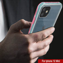 Load image into Gallery viewer, Punkcase iPhone 13 Mini Waterproof Case [Aqua Series] Armor Cover [Clear Pink] [Clear Back]
