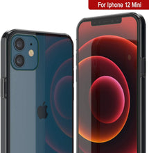 Load image into Gallery viewer, iPhone 12 Mini Case Punkcase® LUCID 2.0 Crystal Black Series w/ PUNK SHIELD Screen Protector | Ultra Fit
