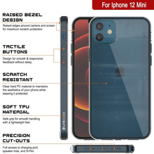 Load image into Gallery viewer, iPhone 12 Mini Case Punkcase® LUCID 2.0 Clear Series Series w/ PUNK SHIELD Screen Protector | Ultra Fit
